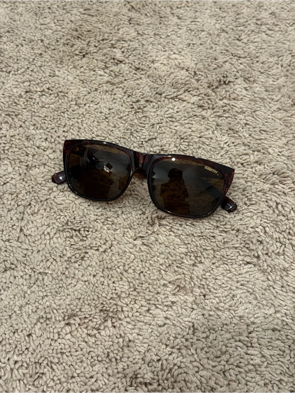 SMITH Tortoiseshell Frame Sunglasses with Brown Lenses